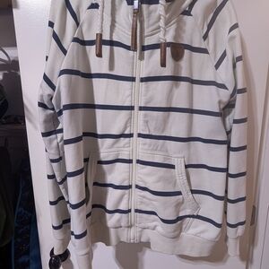 Striped Wanakome Women's Zip with Hood